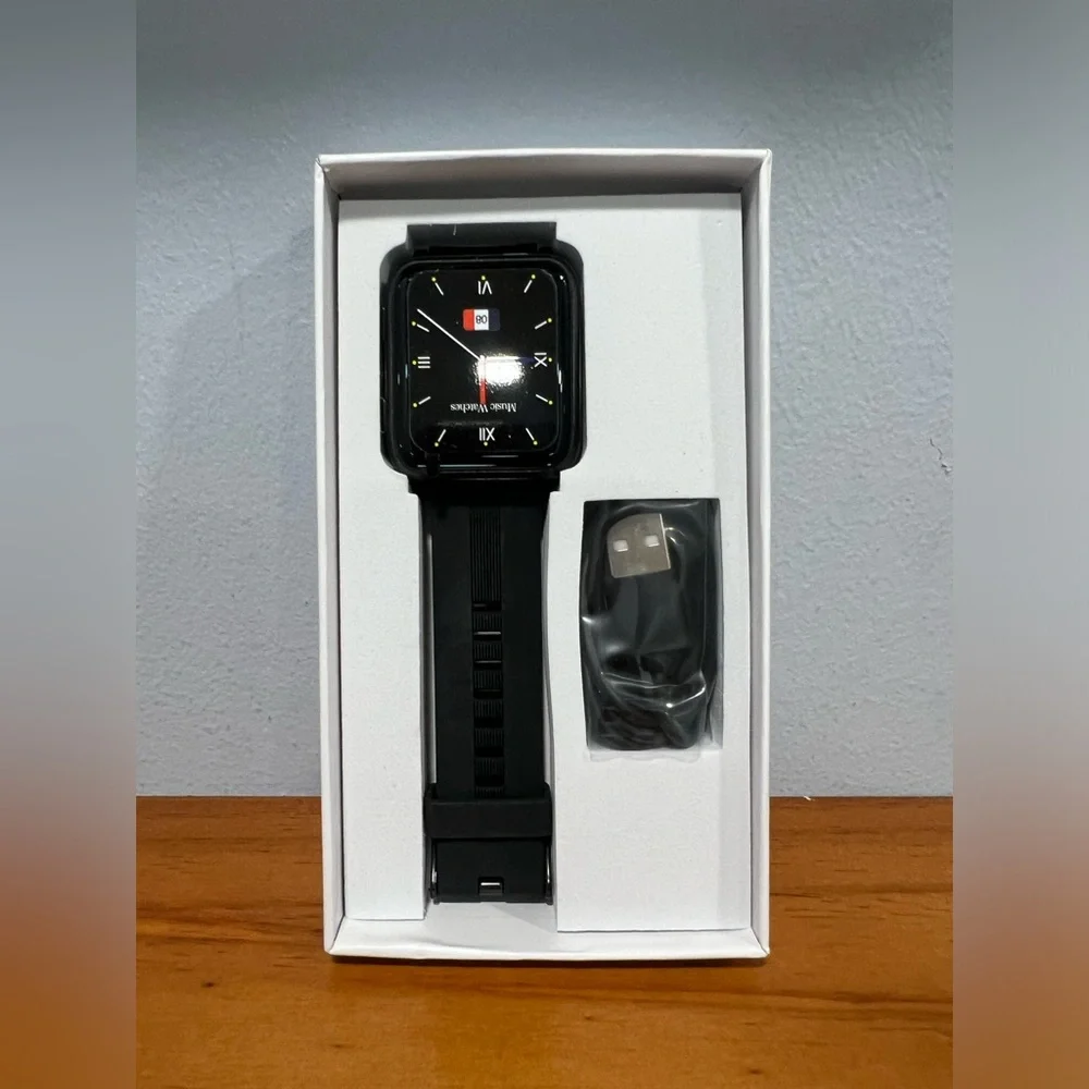 SMARTWATCH NIB Activity Sleep Heart Rate Tracker Touch Screen Pedometer SMS NEW